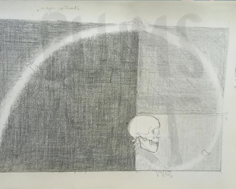 Divina Columna (Boceto A), 2025